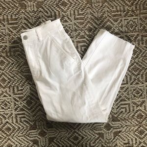 Everlane Straight Leg Crop in Bone
